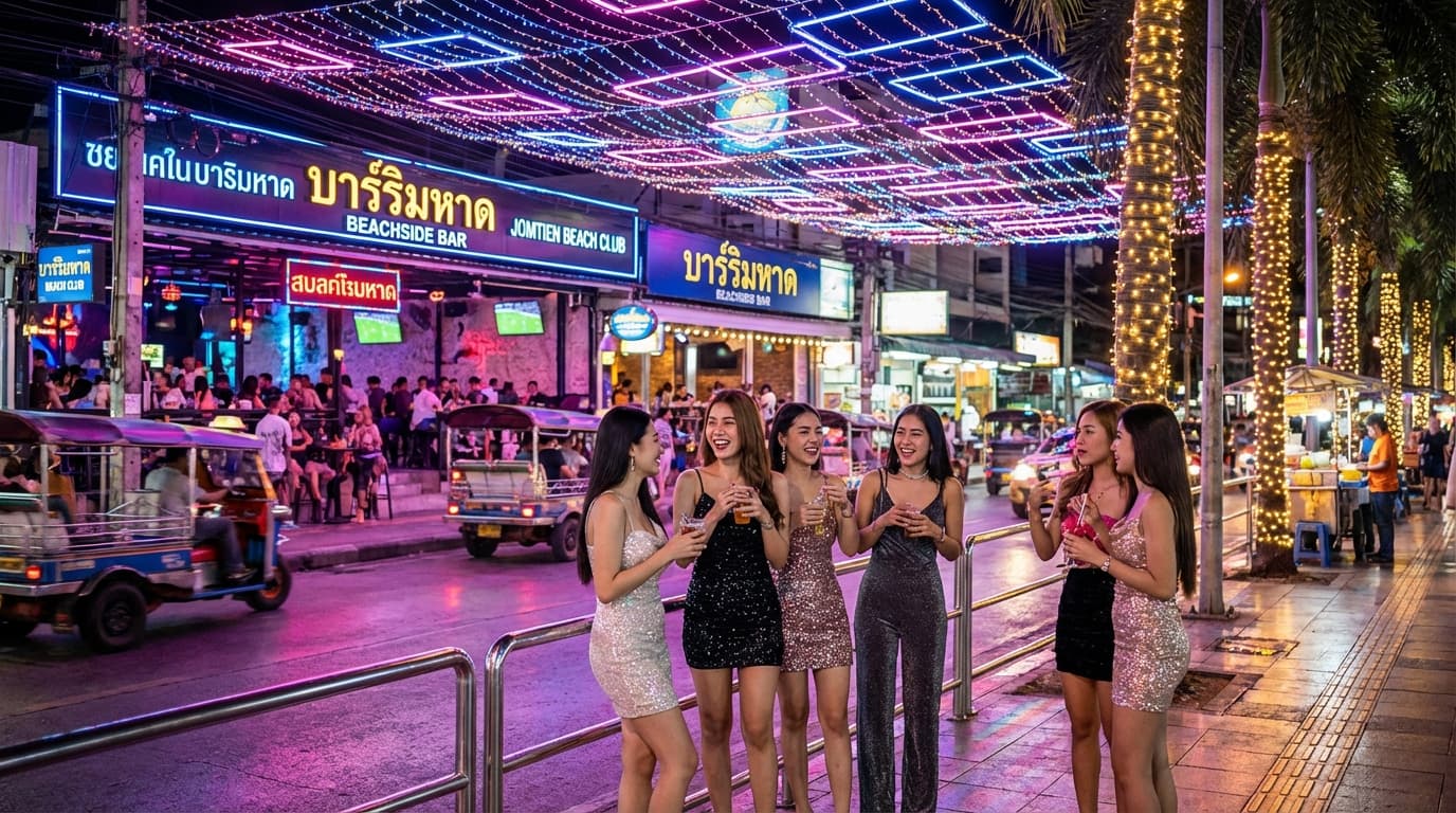 Nightlife In Jomtien & Best Hot Thai Girls 2026– 9 Things To Do At Night